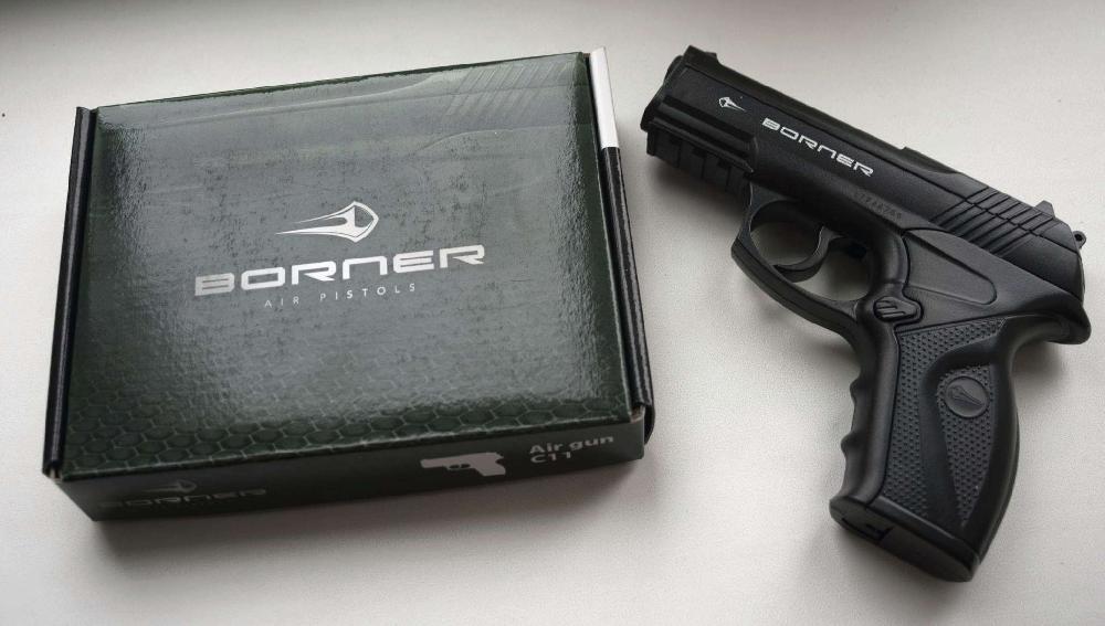 Пистолет пневматический "Borner" C11, кал, 4,5 мм 