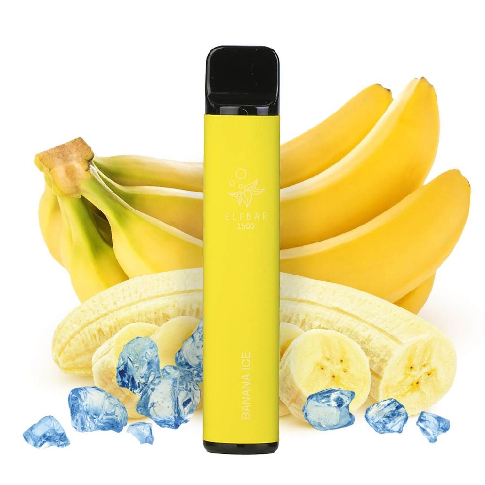 Одноразовая электронная сигарета Elf Bar LUX (1500 затяжек) Банан-лёд