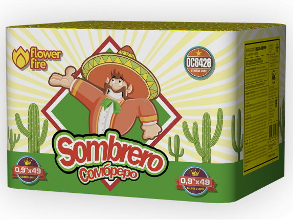 ОС6429 Салют "Сомбреро" (0,8х49) 1/4/1