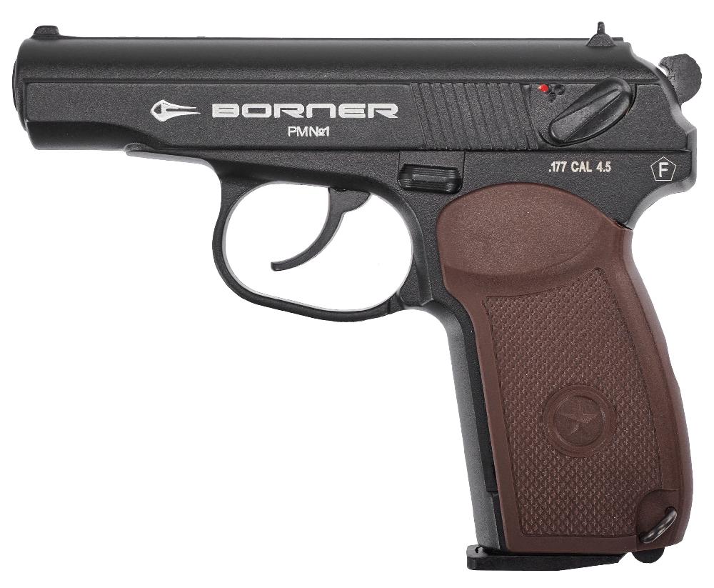 Пистолет пневматический "Borner" РМ №1, кал. 4,5 мм (до 3 Дж)