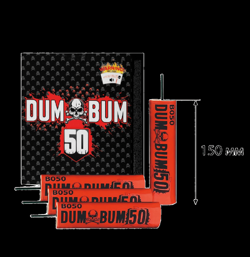 В050 Петарда DUM BUM-50 D-30мм N-25 1/32/4