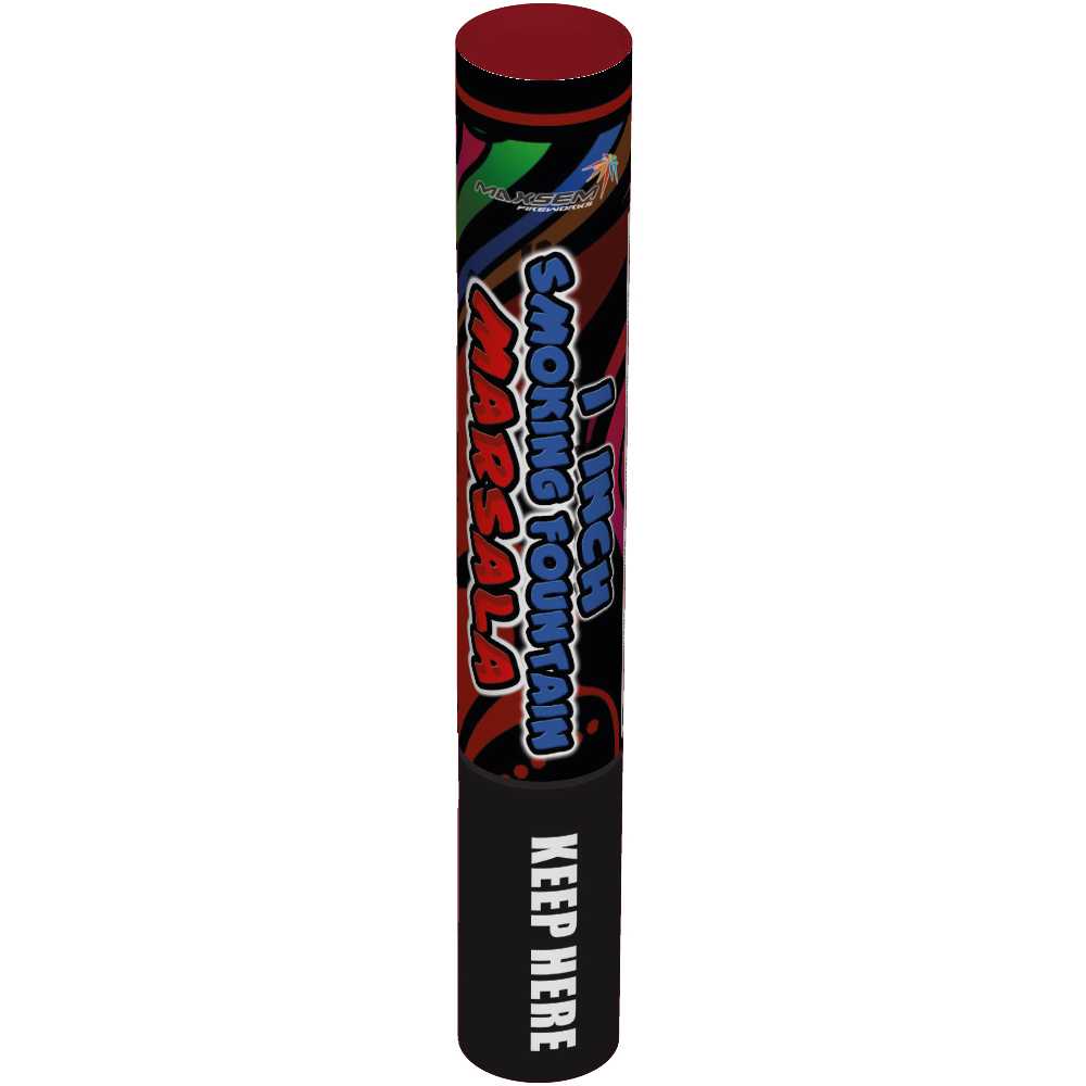 MA0511/М Дымовой фонтан Винный (фитиль, 60 сек) 1/40/5