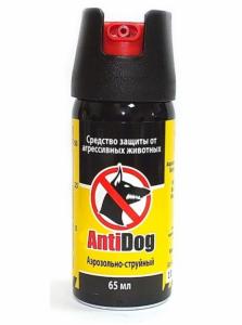 Баллон аэрозольный AntiDog" 65 мл (AС)