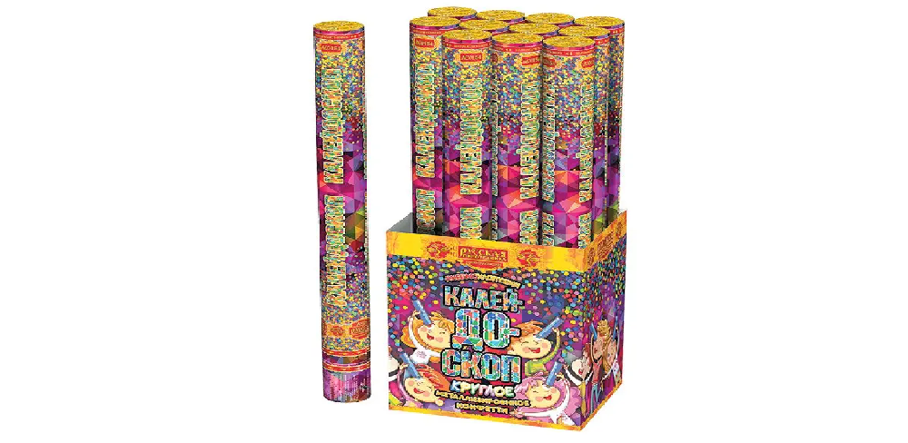 АС0154 Пневмохлопушка "Калейдоскоп-50"  (50*500) 1/72