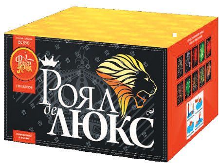 ЕС350 Салют "Роял де Люкс" (0,8"х100) МОДУЛЬ 1/4/1