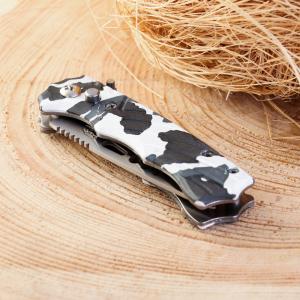 10135904 Нож складной Камуфляж, 14.7 см, клинок 61 мм/1.8 мм