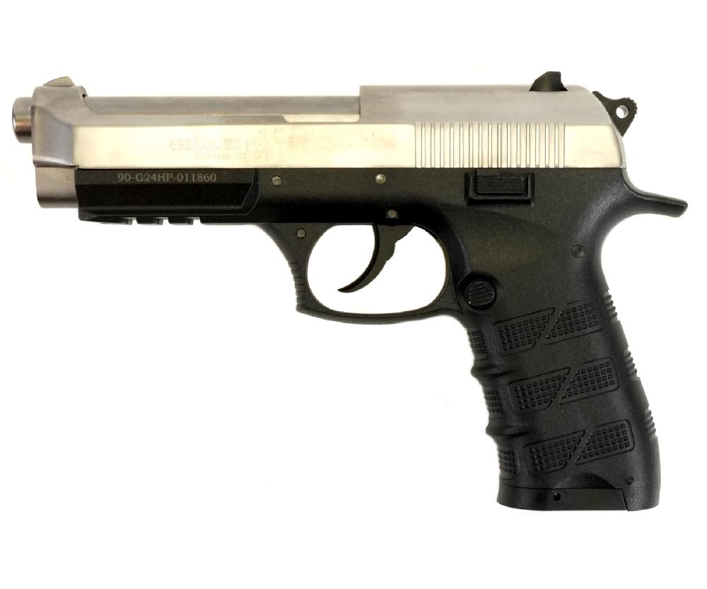 Пистолет пневматический "EKOL ES" Р92 FUME, (никель) кал. 4,5 мм (до 3 Дж)