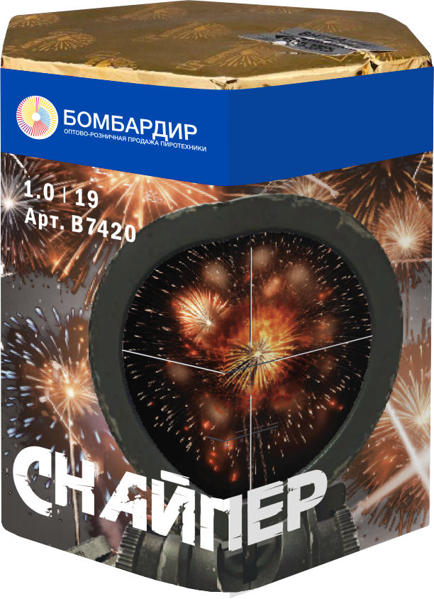 В7420 Салют "Снайпер" Модуль  (1,0"х19) 12/1