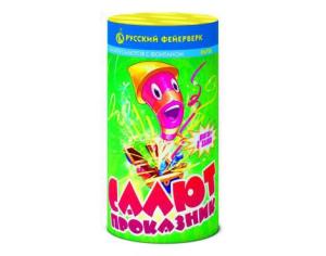 Р6720 Фонтан+салют "Проказник" ( фонтан+0,8"х6) 1/40/1