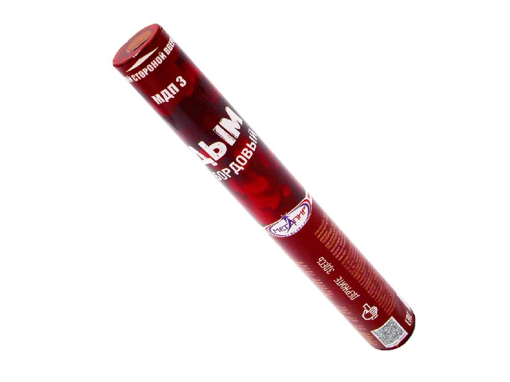 МДП3 Дымный фонтан Бордовый  (фитиль, 50-60 сек) 1/5/20