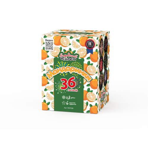 НФ7038 Салют "Мандаринки" (0,8"*36) 12/1