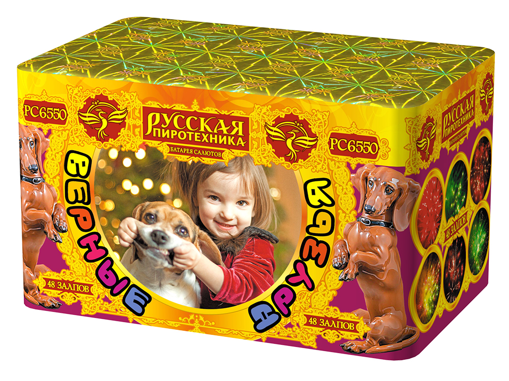 РС6550 Салют "Верные друзья" (0,8"х48) МОДУЛЬ 1/8/1