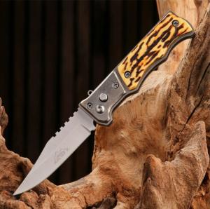 1297718 Нож выкидной полуавтомат, Мастер К Клинок 7 см