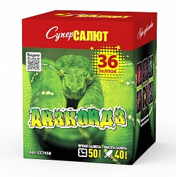 СС7458 Салют "Анаконда" (1,0"х36) 1/8/1