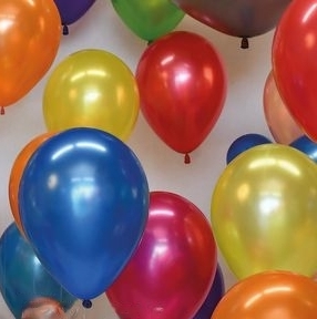 Шар воздушный металлизированный "Ассорти" 9" (23 см) Колумбия