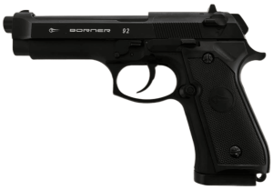 Пистолет пневматический "Borner" 92 Blowback (Beretta), кал. 4,5 мм/pellets