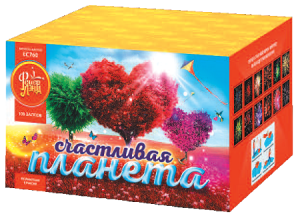 ЕС760 Салют "Счастливая планета"(1,25"х100) МОДУЛЬ 1/1/1