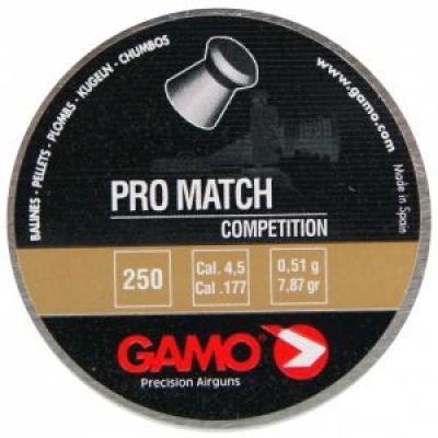 Пуля пневм. "Gamo Pro-Match" кал. 4,5 мм (250 шт)