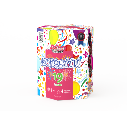 НФ7108 Салют "Конфетти" (1"*19) 12/1