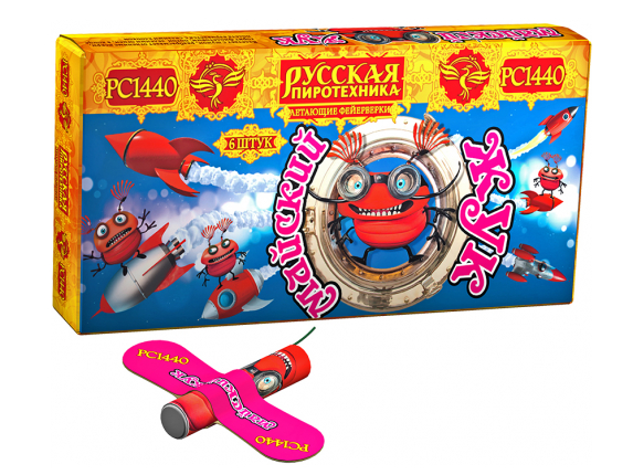 РС1440 Фейерверк летающий "Майский жук" 1/36/6