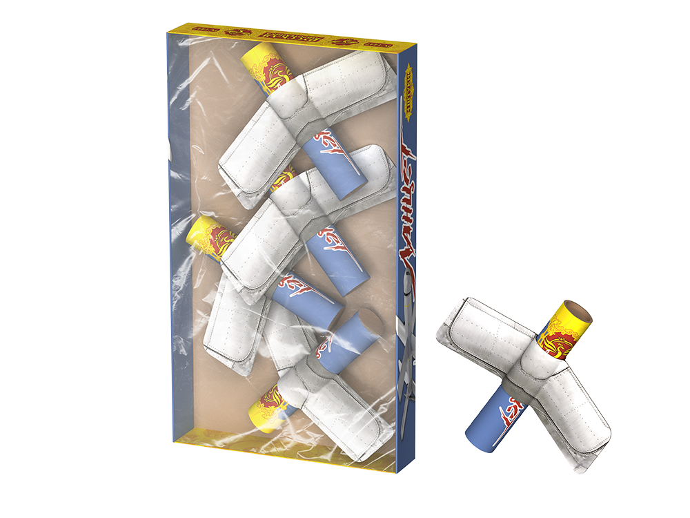 РС1447 Фейерверк летающий "Вертушка Ланцет" 1/36/4