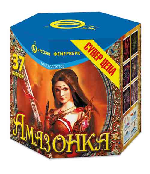 Р7513 Салют "Амазонка" (1,0"х37) 1/4/1