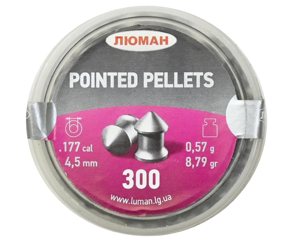 Пуля пневм. "Pointed pellets" 4,5 мм, 0,57г. (300 шт) 1/60/1