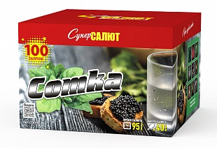 СС8200 Салют "Сотка" (1,25"х100) 1/1/1 Модуль