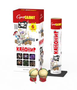 СС6100 Фестивальный шар "Канонир" (1,5"х6) 1/12/6