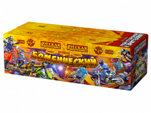 РС9090 Салют "Бомбический" (0,8"-1,25"х147) 1/1/1 веерный эффект