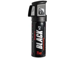 Баллон аэрозольно-струйный "Black" 75 мл с доп. защитой 1/40/1