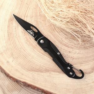 2983556 Нож складной, Следопыт 17см, клинок 70мм/2мм с карабином