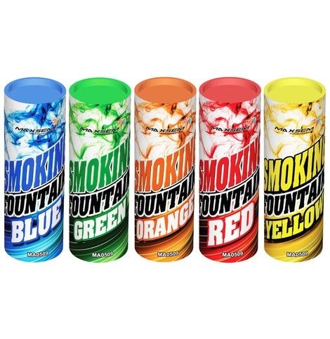 MA0509/mix (голубой, зелёный, оранжевый, красный, жёлтый) (фитиль, 30-45 сек) 1/30/5