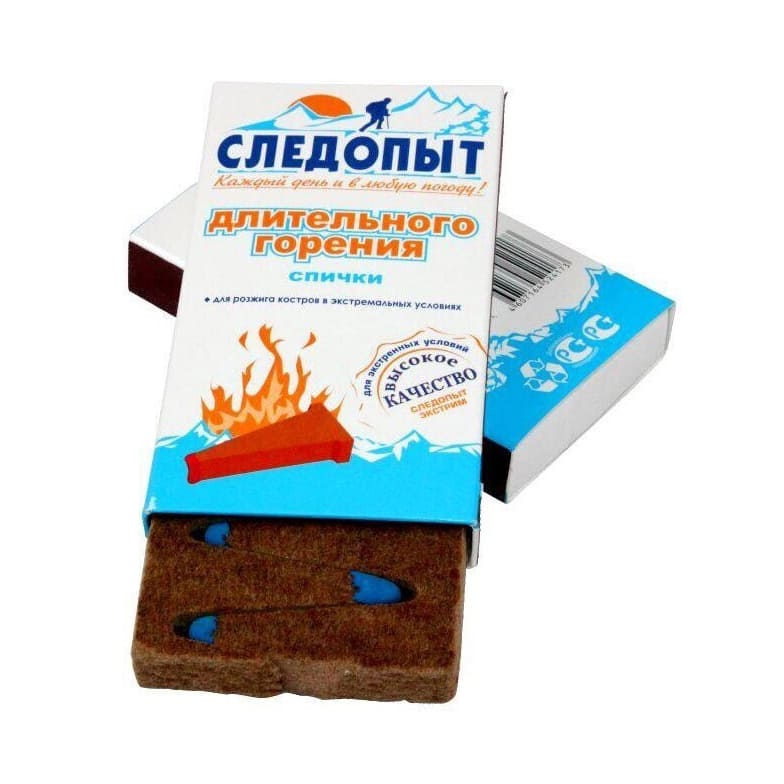 Спички охотничьи "Следопыт-Экстрим" длительного горения, 10шт.