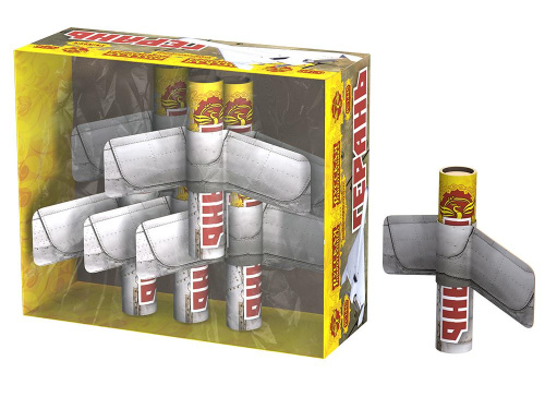 РС1445 Фейерверк летающий "Вертушка герань" 1/36/6