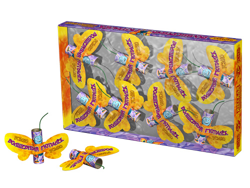 РС1420 Фейерверк летающий "Волшебный мотылек" 1/60/12