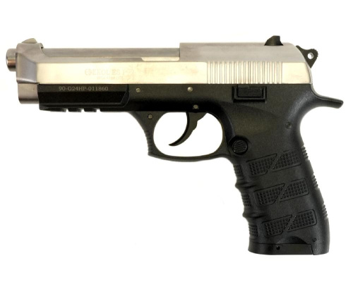 Пистолет пневматический "EKOL ES" Р92 FUME, (никель) кал. 4,5 мм (до 3 Дж)