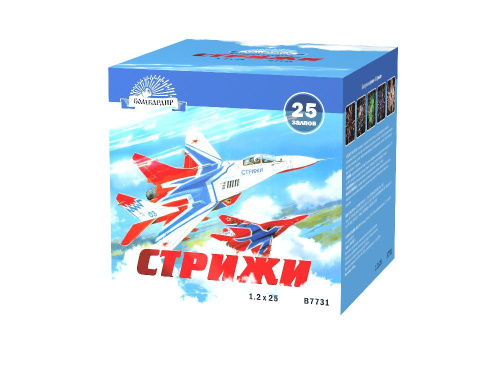 В7731 Салют "Стрижи" (1,2х25) 1/6/1