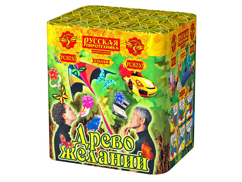 РС8210 Салют &quot;Древо желаний&quot; (1,2&quot;х25) МОДУЛЬ 1/4/1
