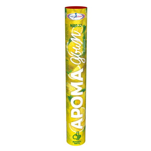 МДП22 Арома фонтан Дым Желтый_Лимон (фитиль, 50-60 сек) 1/5/20