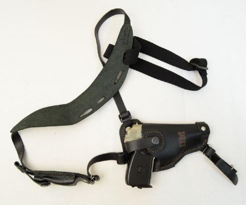 Кобура оперативная "ПМ" натуральная кожа, г. Рязань