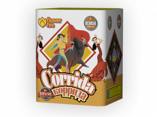 ОС8050 Салют "Коррида" (1,1"х14) 1/12/1