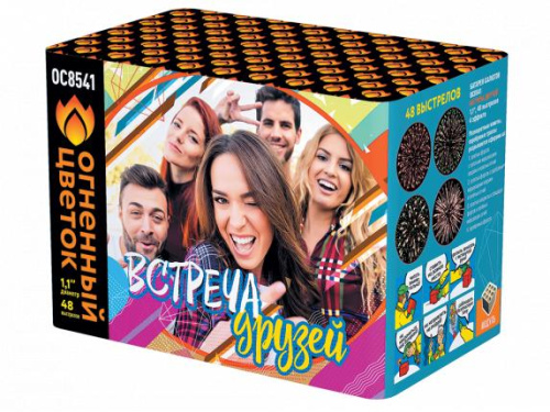 ОС8541 Салют "Встреча друзей" (1,1"х48) 1/6/1