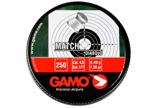 Пуля пневм. &quot;Gamo Match&quot; кал. 4,5 мм (250 шт)