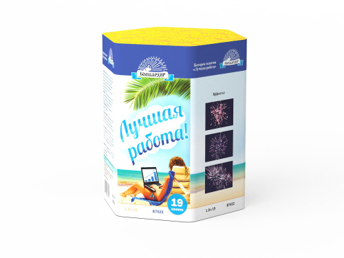 В7422 Салют &quot;Лучшая работа&quot; (1,0*19) 12/1 