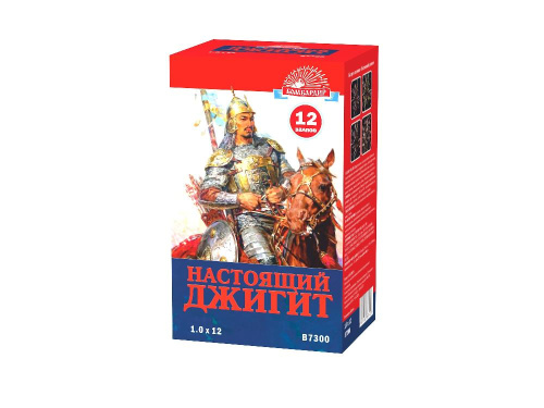 В7300 Салют &quot;Настоящий джигит&quot; (1,0&quot;х12) 1/20/1