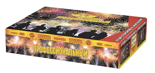 РС9290 Салют "Профессиональный" (0,8-1,0-1,2-2,0х578) с веерными залпами 1/1/1 веерный эффект, свист