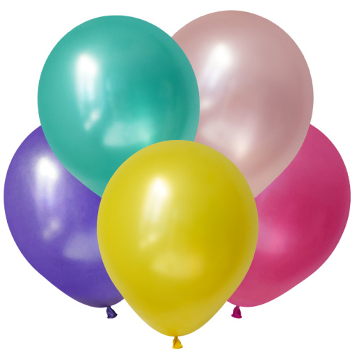 Шар воздушный металлизированный "Ассорти" 10" 25см.