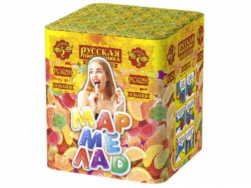 РС6291 Салют &quot;Мармелад&quot; (0,9&quot;х14)  1/12/1