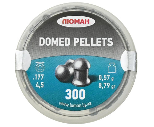 Пуля пневм. &quot;Domed pellets&quot; 4,5 мм, 0,57г. (300 шт) 1/60/1